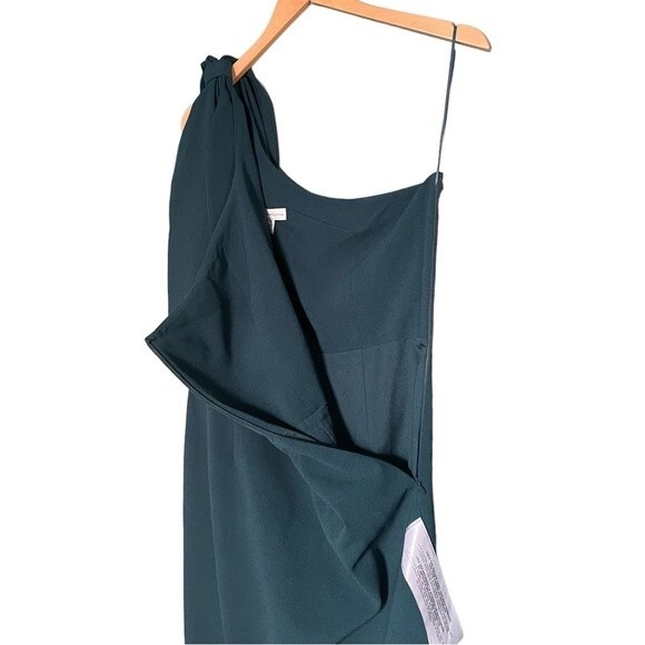 NWT Dress The Population One Shoulder Formal Tiffany Dress Pine Green Size XXL - Picture 9 of 16